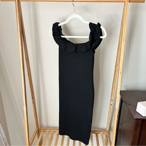 Zara black body con midi dress